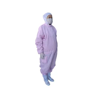 Myesde Large Reusable ESD Eumpsuits Cleanroom Anti-static Conductive Coveralls For Pregnancy Work