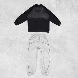 Sudaderas de Invierno de Punto Bordado con Cuello Redondo, 100% Algodón, Talla XL, Estampado Puff, Transpirables, Ecológicas, Extra Grandes, Lavadas - Product Image 3