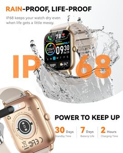 นาฬิกาอัจฉริยะหน้าจอ IPS สัมผัสขนาดใหญ่ พร้อมฟังก์ชั่นติดตามสุขภาพและกีฬา เชื่อมต่อ 4G - Product Image 4