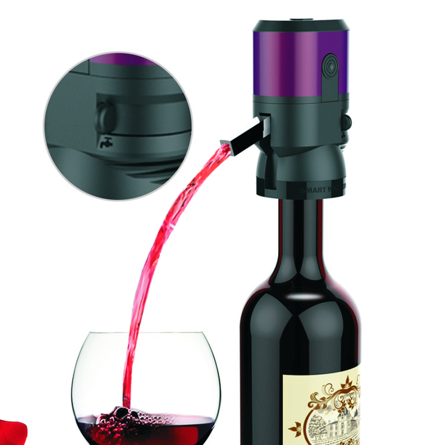 Rechargeable 3-in-1 Automatic Wine Aerator & Opener with Wine Accessories, Ideal Gift for Housewarming, Birthdays, Arthritis