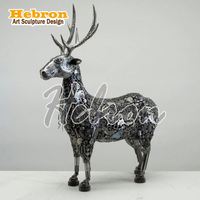 Esculturas de Metal Reciclado de Estilo Moderno y Lujoso para Decoración de Oficina y Hogar, en Oferta