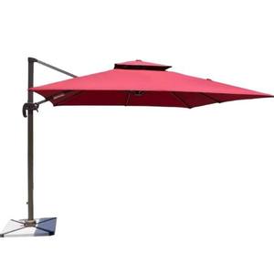 <span class=keywords><strong>Sombrilla</strong></span> de Exterior Moderna y Minimalista con Poste de Metal, Base de Granito, 3m de Radio, Protección Solar y contra la Lluvia para Patio y Muebles de Exterior - Product Image 5