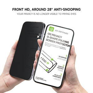 ชุดคอมโบแบบกำหนดเอง 3 ชิ้น ฟิล์มกระจกนิรภัยป้องกันการมองเห็นแบบอลูมิเนียมสูง พร้อมฟิล์มกันรอยเลนส์ 3 ชิ้น สำหรับ iPhone 17 Pro Max - Product Image 5