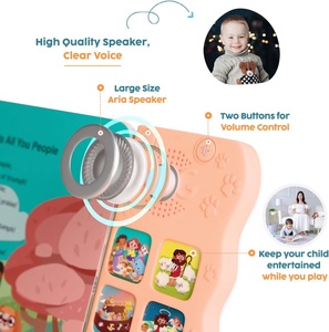 Libro musical español con 8 <span class=keywords><strong>canciones</strong></span> en inglés y español Libros de sonido <span class=keywords><strong>para</strong></span> niños - Product Image 3