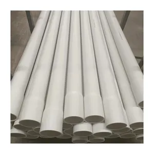 Factory Sale UPVC PVC grey blue white color plastic water pipe and fittings