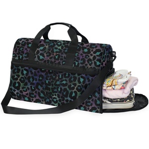 Wholesales Custom Unisex Multi-function <b>Water</b> Resistant Duffel Bag Weekender Bag for Travel - Product Image 6