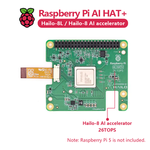 Kit de Inteligencia Artificial Oficial Raspberry Pi 5 AI HAT+ con Módulo Acelerador Hailo8l/Hailo8, 13Tops/26Tops Raspberry Pi 5 - Product Image 6