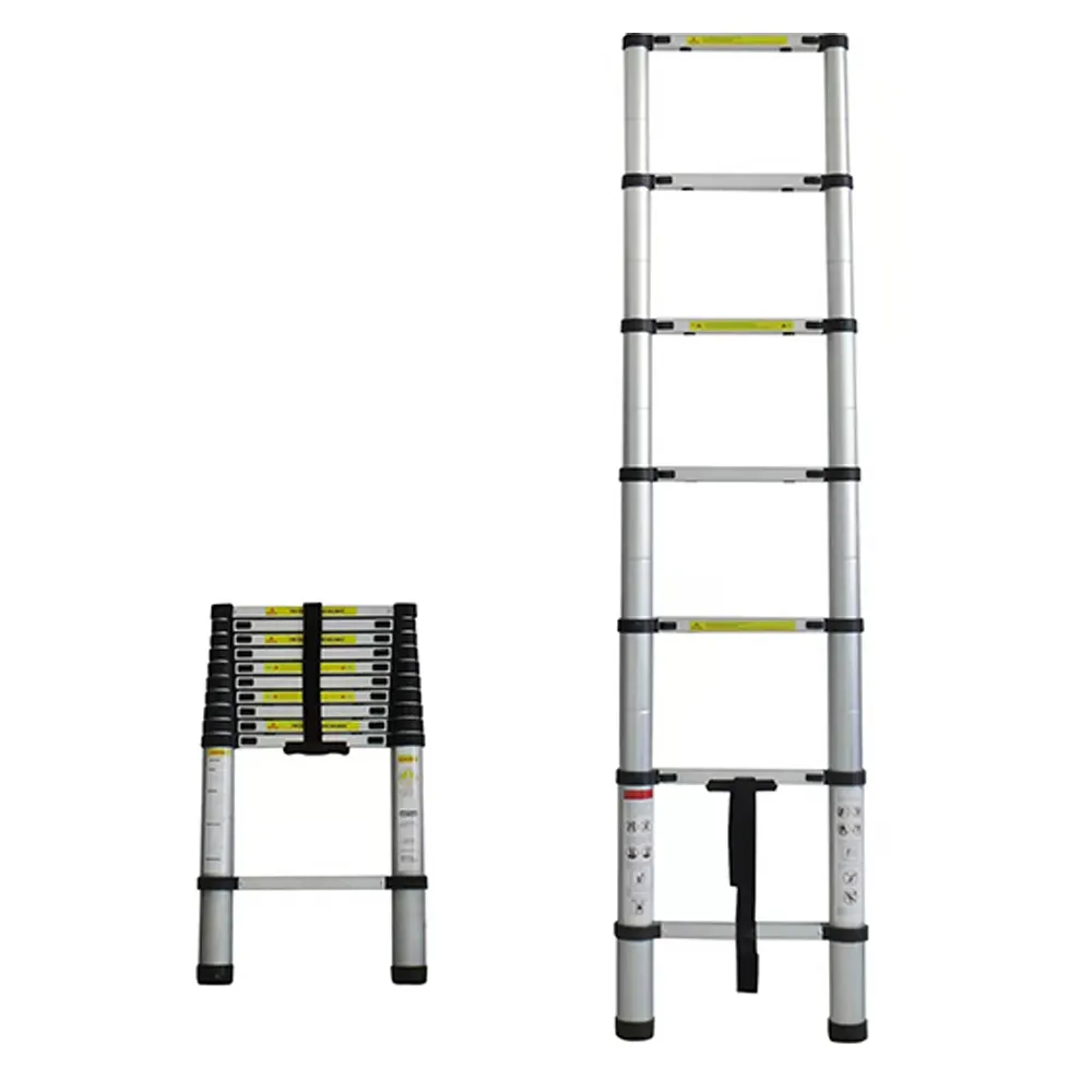 Uitschuifbare Draagbare Brede Stap Huishouden Intrekbare Telescopische Ladder
