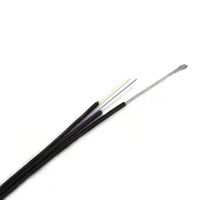 Cable de Fibra Óptica FTTH GJYXFCH de 1/2 Núcleo G652D |   Cable de Fibra Óptica LSZH Ignífugo para Interiores y Exteriores