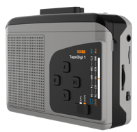 Reproductor de Casetes Portátil Ezcap234, Radio AM/FM, Conversor de Casete a MP3 Digital, para Tarjeta Micro SD, con Altavoz y Micrófono Integrados