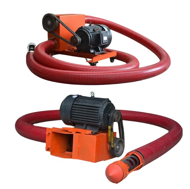 Commercial Grain Suction Machine Large Household PVC Soft Tube Grain Suction Hose Wheat Corn Auger Screw Feeding Machine