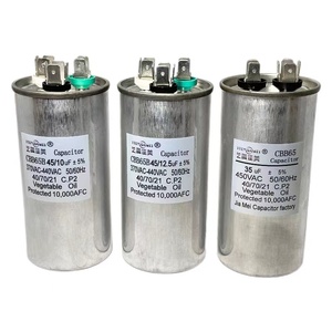 Sản xuất tại Trung Quốc Chất lượng cao cbb65 370v450v 45 + 10uF điều hòa không khí máy nén bắt đầu và Chạy tụ - Product Image 2