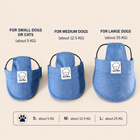Gorra de Béisbol Personalizada para Perro, Ajustable, con Bordado, Etiqueta Tejida y Parche de Cuero con Logotipo, para Razas Pequeñas, Medianas y Grandes