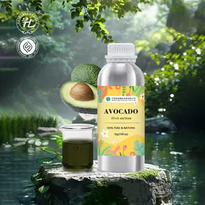 Huile d'Avocat Bio pour Cheveux, Peau, Ongles | Persea gratissima Fruit Oil-Huile Naturelle Pure de 100 Pressée à Froid | Bulk 1kg