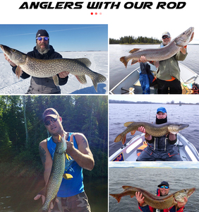 <span class=keywords><strong>Canne</strong></span> à <span class=keywords><strong>brochet</strong></span> professionnelle 2.35m 2 pièces poids de <span class=keywords><strong>leurre</strong></span> 28-79g cannes à pêche en Fiber de carbone - Product Image 3