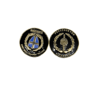 Moneda Histórica Coleccionable Personalizada con Acabado de Latón Antiguo y Diseño de Emblema Nacional - Product Image 1