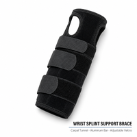 Attelle de poignet |   Support de compression pour le syndrome du canal carpien |   Stabilisateur de barre en aluminium |   Protège-poignet médical réglable en velcro OEM/ODM