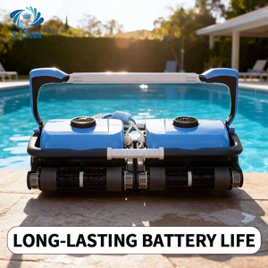 <span class=keywords><strong>Robot</strong></span> nettoyeur de <span class=keywords><strong>piscine</strong></span> télécommandé WINNY avec lumière LED intégrée, alarme de panne, aspiration et lavage des sols - Product Image 2