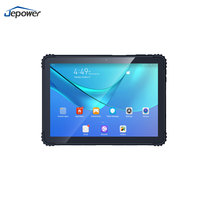 Tablette robuste industrielle Jepower 10,1 pouces Android 13 avec lecteur d'empreintes digitales NFC, 6+128 Go, carte SIM, étanche, en stock