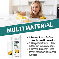 Nettoyant Moussant Sans Marque 150ml Parfum Citron pour Intérieur de Voiture, Cuisine, Salle de Bain, Tissus d'Ameublement et Chaussures – Agent de Nettoyage en Profondeur