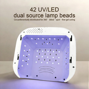 Lampe à ongles UV LED haute puissance avec décorations en strass, double source de lumière, sécheuse pour vernis gel, pour salon de manucure professionnel - Product Image 4