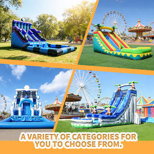 Customizable Outdoor Adult Commercial Giant Inflatable Water <strong>Slide</strong> Cheap Backyard Inflatable <strong>Slide</strong> with <strong>Swimming</strong> <strong>Pool</strong> - Product Image 6