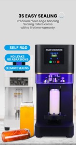 Bubble <span class=keywords><strong>Tea</strong></span> Dosenverschließmaschine - Automatischer PET-/Soda-Dosenverschließer für Milchtee-Läden, Saft- & Kaffee-Verpackungen, Pop-Dosenversiegler - Product Image 2