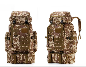 Mochila Táctica de Camuflaje de Gran Capacidad de 80L para Deportes al Aire Libre, Impermeable, para Senderismo, Bolsa de Transporte Diaria, con Cremallera Moderna - Product Image 5