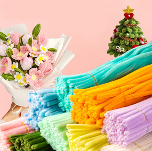 Dây chenille, ống vệ sinh, dây lông xù, nguyên liệu làm thủ công, giá gốc nhà máy, bán buôn - Product Image 4