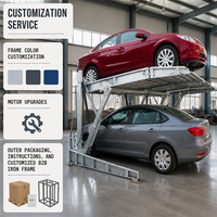 Ponts élévateurs 2 colonnes pour garage domestique – Élévateur hydraulique inclinable compact pour usage résidentiel privé
