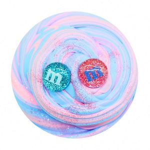Super Soft Cherry Butter DIY Non-Sticky Plastic <b>Clay</b> Slime Toys Hot Bear Mix Box Playdough Colorful Cotton Slime for Children - Product Image 6