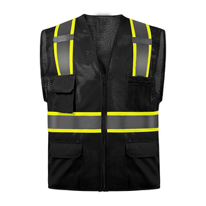 تخصيص حار بيع الأمن أحجام متعددة أوم عمال الطاقم البناء مرحبا فيس الملابس سترة عاكسة السلامة - Product Image 1