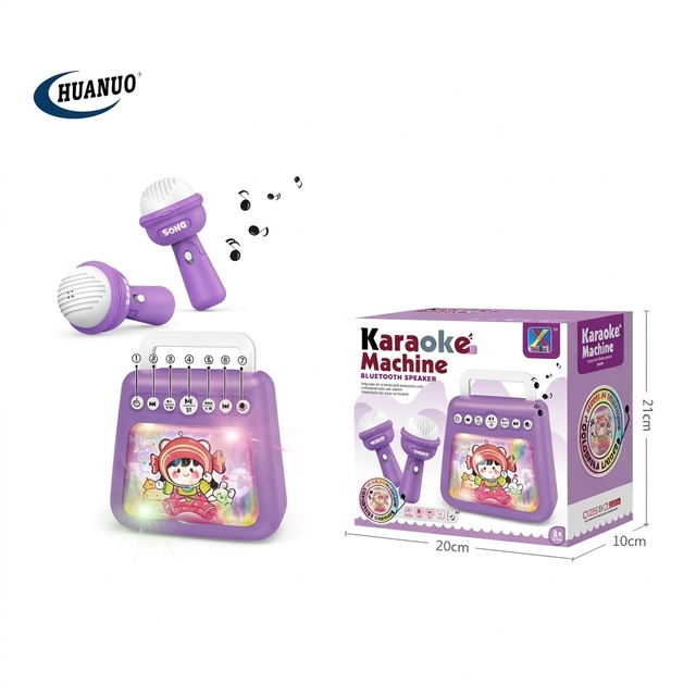 Children Ideal Musical Gift Kids BT Microphone Toy Mini Singing Portable Karaoke Machine for Girls & Boys