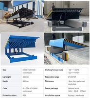 Plateforme de chargement automatique fixe, équipement de nivellement hydraulique du quai, rampe de déchargement de conteneurs pour entrepôt