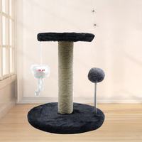 Grande maison pour chat moderne, stable et minimaliste en carton, avec arbre à gratter et tour d'escalade