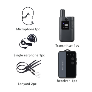 Hệ Thống Dẫn Đường Du Lịch Không Dây Cầm Tay 1 Bộ Phát + 30 Bộ Thu Với Âm Thanh Rõ Ràng Cho Hướng Dẫn Du Lịch, Hệ Thống Hội Nghị Không Dây - Product Image 2