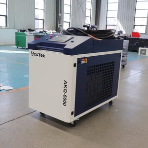 Máquina de <span class=keywords><strong>Limpieza</strong></span> Láser de Fibra Industrial AKQ-6000, Removedor de Óxido Portátil para Mantenimiento de Buques, Cubiertas, Puentes y Tanques - Product Image 5
