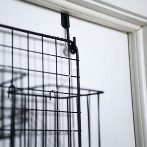 Fashion Black Metal Storage & Container on Wall Use for Bathroom Wall Organizer - Product Image 5