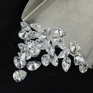 Sicgem Trắng <span class=keywords><strong>Pear</strong></span> cắt lỏng moissanite cho đồ trang trí thời trang và đồ trang sức đá - Product Image 3