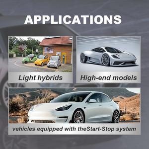 Baterías automáticas <span class=keywords><strong>Start</strong></span> <span class=keywords><strong>Stop</strong></span> de alta calidad AGM 12V <span class=keywords><strong>80AH</strong></span> 6-QTF-80 <span class=keywords><strong>80AH</strong></span> batería de coche sin mantenimiento - Product Image 5