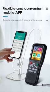 Programador duplicador <span class=keywords><strong>125KHz</strong></span> 13,56 MHz NFC lector de tarjetas inteligentes escritor RFID lector de Chip inteligente Tag Copyer X100 TARJETA DE ACCESO DE PUERTO - Product Image 6