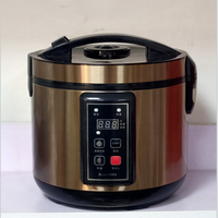 Appareils de cuisine compacts AZK115 pour une personne, appareil au design soigné, fabricant d'ail noir/machine à ail noir fermenté