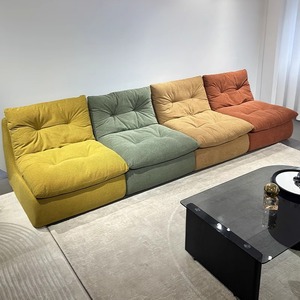 Sofá Individual de Esponja de Alto Polímero, Moderno, Italiano, de Lujo, Ahorra Espacio, Fácil de Transportar, Sin Estructura, de Fábrica para Mayoristas - Product Image 6