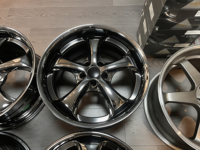 Juego de Ruedas Ligeras de Lujo Shadow Chrome de 5 Radios, 5x112 5x114.3, 21 Pulgadas, para Audi A8 S8, Mercedes Clase S, BMW Serie 7