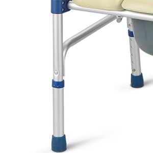 Foldable <b>Commode</b> Chair Aluminum Alloy <b>Portable</b> Toilet Chair For Seniors Rehabilitation Use - Product Image 2