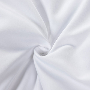Draps plats, housses de couette et taies d'oreiller <span class=keywords><strong>en</strong></span> coton polyester blanc pur, ensemble de literie de luxe <span class=keywords><strong>pour</strong></span> hôtel - Product Image 5