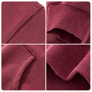 Felpe <span class=keywords><strong>Oversize</strong></span> da <span class=keywords><strong>Uomo</strong></span> con Logo Personalizzato, Felpe con Spalle Scese, Pullover in Spugna Francese Pesante, <span class=keywords><strong>Felpa</strong></span> da <span class=keywords><strong>Uomo</strong></span> - Product Image 3