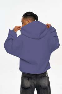 Yingling vente en gros qualité sweat à capuche bouffant impression coton lourd hommes sweat à capuche surdimensionné impression personnalisée luxe pull à capuche - Product Image 5