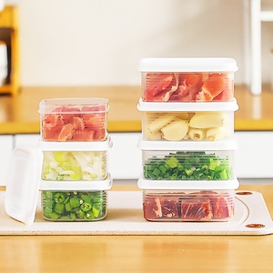 Boîte de conservation alimentaire carrée hermétique avec couvercle pour réfrigérateur et congélateur - Product Image 4