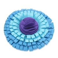 Tapis de jeu classique en feutre pour chien, pour la recherche de nourriture, l'entraînement et la distribution de friandises cachées